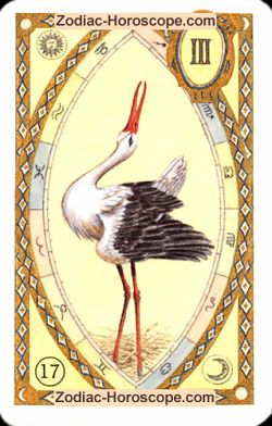 The stork, monthly Love and Health horoscope October Gemini
