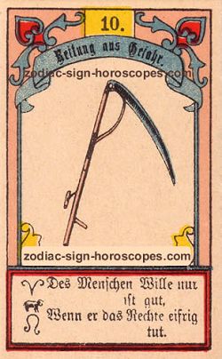 The scythe, monthly Gemini horoscope March