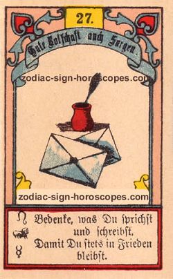 The letter, monthly Gemini horoscope May