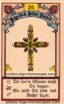 The cross, monthly Gemini horoscope March